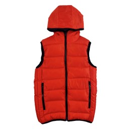Customized solid color quilted vest jacket Supply hooded volunteers outdoor activities cotton vest winter clothing quilted vest Garment factory SKVM012 Customized solid color quilted vest jacket Supply hooded volunteers outdoor activities cotton vest winter clothing quilted vest Garment factory SKVM012